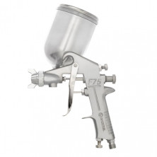 Краскопульт пневматический HP, форсунка 1.5мм, верхний металлический бачок 400мл., 5бар INTERTOOL PT-0202