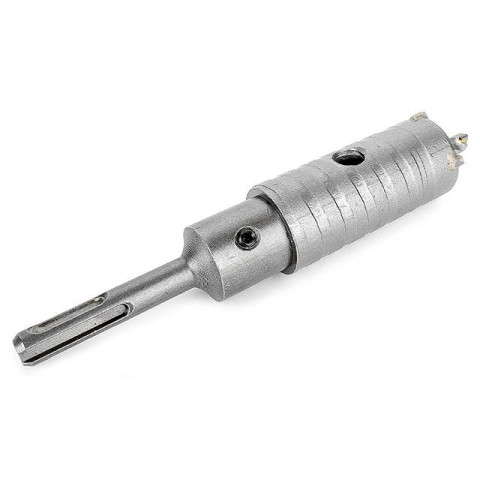 Комплект: сверло корончатое по бетону 32мм+Переходник SDS Plus 100мм INTERTOOL SD-7032