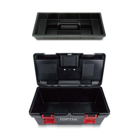 Ящик для инструментов пластиковый 3 секции 445x240x205 TOPTUL TBAE0302
