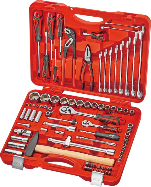 Набор инструмента 1/4" и 1/2" 90ед.