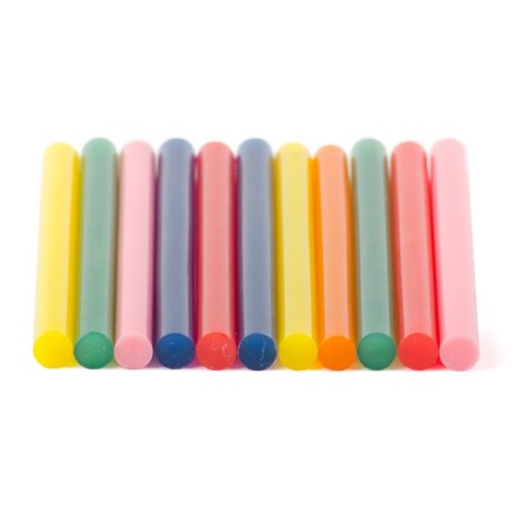 Комплект цветных клеевых стержней 11.2мм*100мм,12 шт INTERTOOL RT-1027