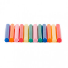 Комплект цветных клеевых стержней 11.2мм*100мм,12 шт INTERTOOL RT-1027