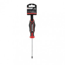 Отвертка крестовая PH1*100 мм, S2, STORM INTERTOOL VT-3416