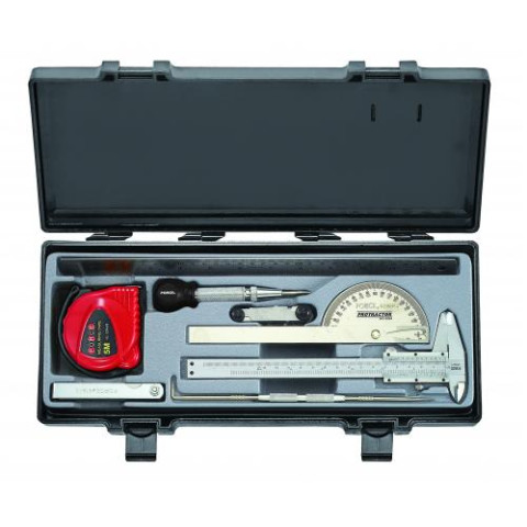 Набор измерительных инструментов 9 пр. (FORCE 5096)