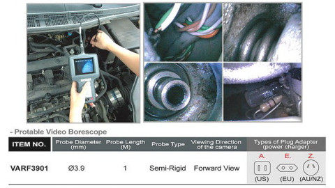 Видеобороскоп технический d3,9 TOPTUL VARF3901E