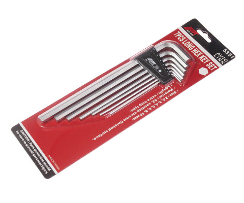 Набор угловых ключей HEX 2,5-10мм удлиненных 7ед.