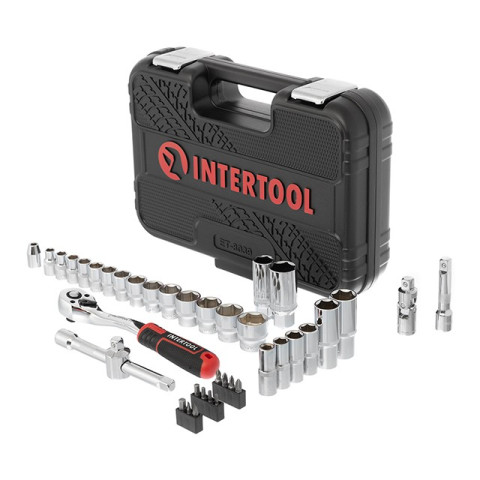 Набор инструментов 3/8", 39ед., Cr-V STORM INTERTOOL ET-8039