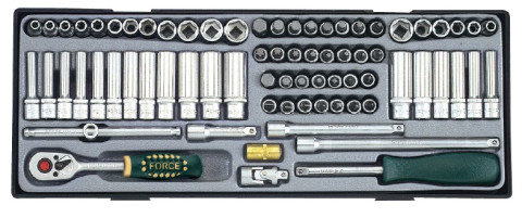 1/4" Набор инструмента 74 пр. (код T2741)