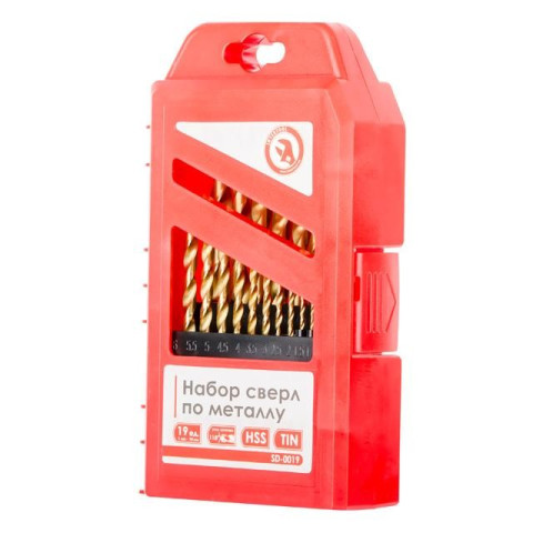 Набор сверл по металлу HSS INTERTOOL SD-0019
