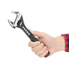 Ключ разводной 250мм кованный, рукоятка TPR, HRC 40~50, Cr-V STORM INTERTOOL XT-0080