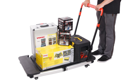 Верстак многофунциональный, 7 в 1(верстак-max нагр.150кг,тележка-150кг,леса-250кг,рабоч. платформа-108х45см,столярный козел,лежак,тележка-платформа)