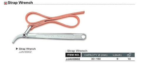 Съемник масляного фильтра кожаная лента TOPTUL d30-160 мм JJAH0902