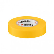 Лента изоляционная 0.15мм*17мм*20м желтая INTERTOOL IT-0052