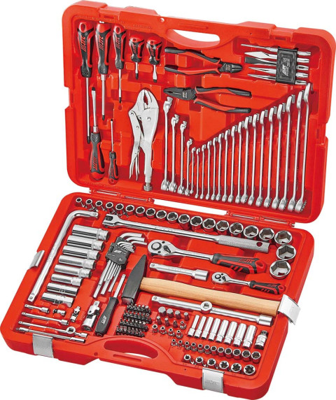 Набор инструмента 1/4" и 1/2" 156ед.