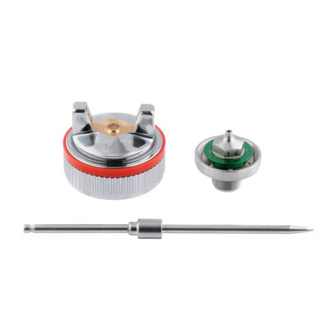 Комплект форсунки 1.4мм для краскопультов HVLP II PT-0100, РТ-0105, РТ-0105D (дюза, воздушная головка, игла) INTERTOOL PT-2114