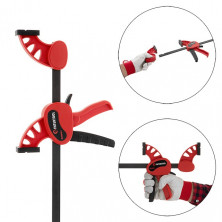 Струбцина автомат 450*60мм, усилие зажима до 70 кг INTERTOOL HT-6145