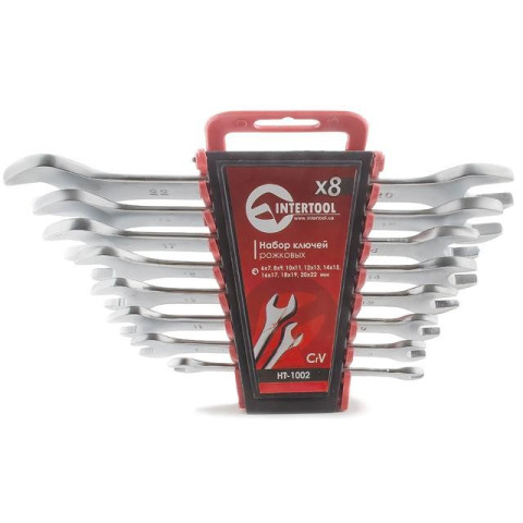 Набор рожковых ключей INTERTOOL HT-1002