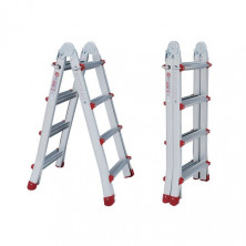 Лестница алюминиевая универсальная раскладная телескопическая INTERTOOL LT-2044
