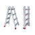 Лестница алюминиевая универсальная раскладная телескопическая INTERTOOL LT-2044