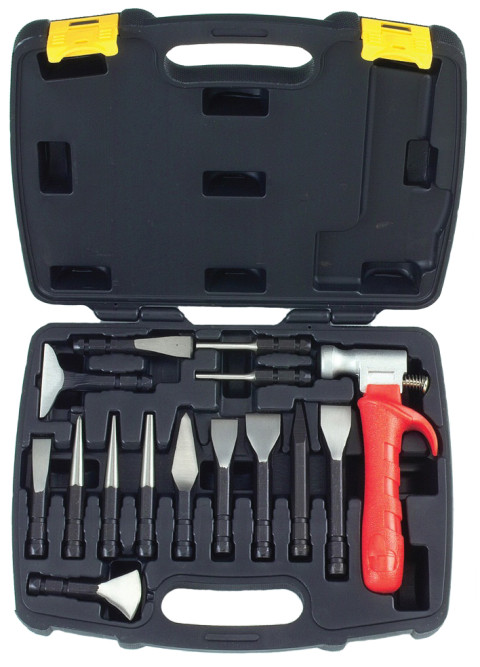 Набор ударных насадок в кейсе 15 пр. (код 915U4)