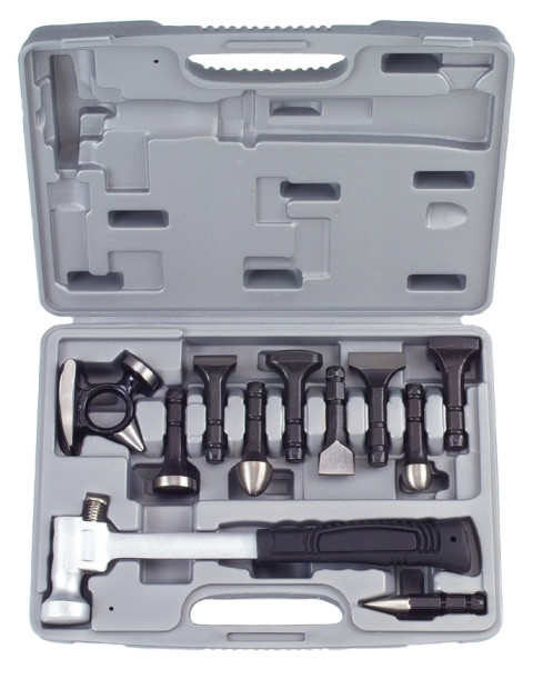 Рихтовочный молоток со сменными насадками 11 пр. (код 911M1)