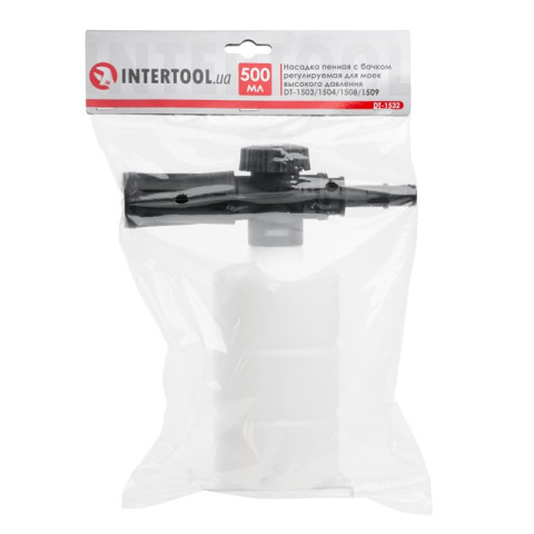 Насадка пенная с бачком регулируемая для моек высокого давления DT-1502/DT-1503/1504/1508/1515/1517/WT-1509 INTERTOOL DT-1532