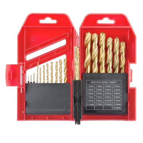 Набор сверл по металлу HSS INTERTOOL SD-0025