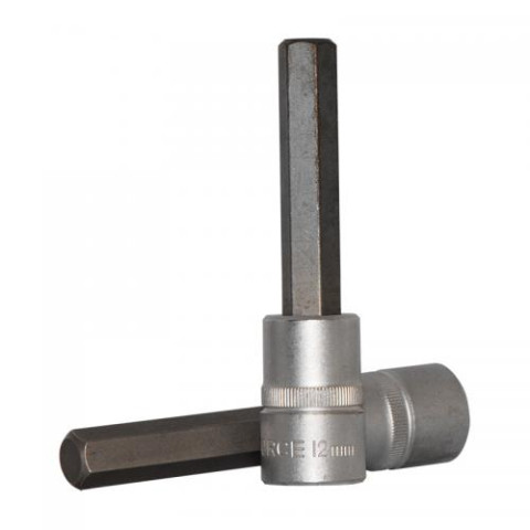 1/2 Головка-бита шестигранная (HEX) 12 мм, L=100 мм (FORCE 34410012)